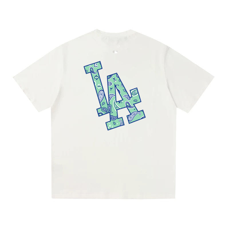 MLB Kaos Logo Seri Huruf, Unisex  M-230 Ada 3 Pilihan Warna