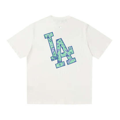 MLB Kaos Logo Seri Huruf, Unisex  M-230 Ada 3 Pilihan Warna