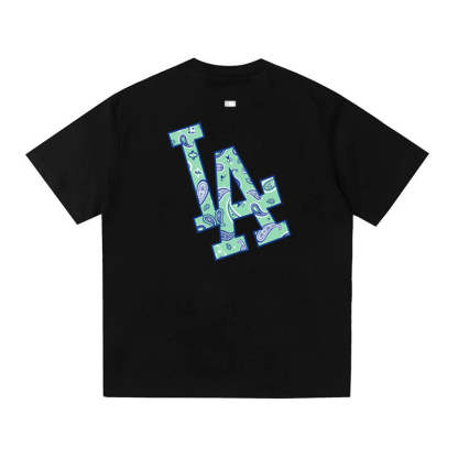 MLB Kaos Logo Seri Huruf, Unisex  M-230 Ada 3 Pilihan Warna