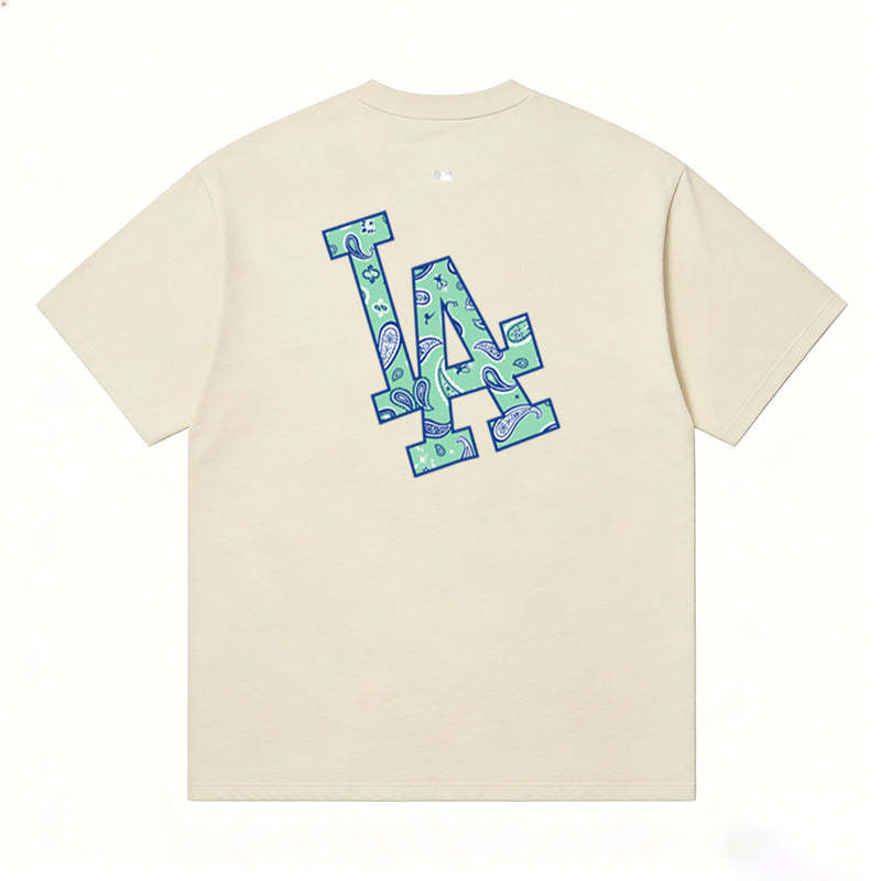 MLB Kaos Logo Seri Huruf, Unisex  M-230 Ada 3 Pilihan Warna