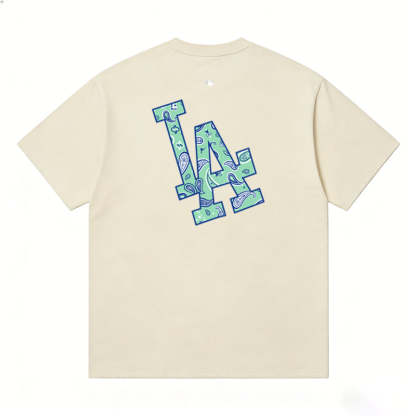 MLB Kaos Logo Seri Huruf, Unisex  M-230 Ada 3 Pilihan Warna