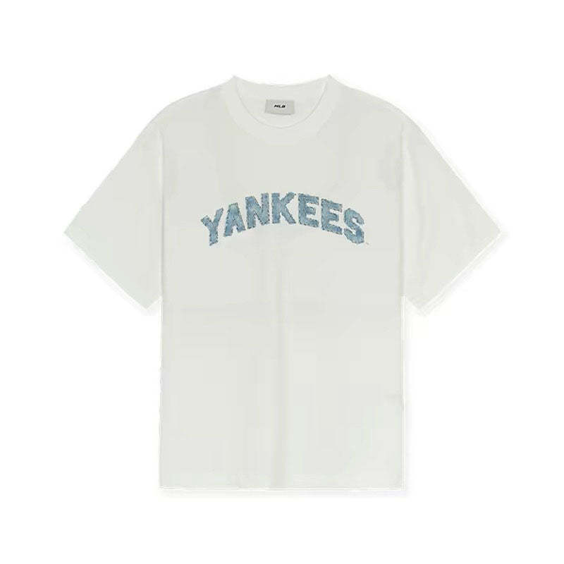 MLB Kaos Logo Seri Huruf, Unisex  M-236 Ada 2 Pilihan Warna