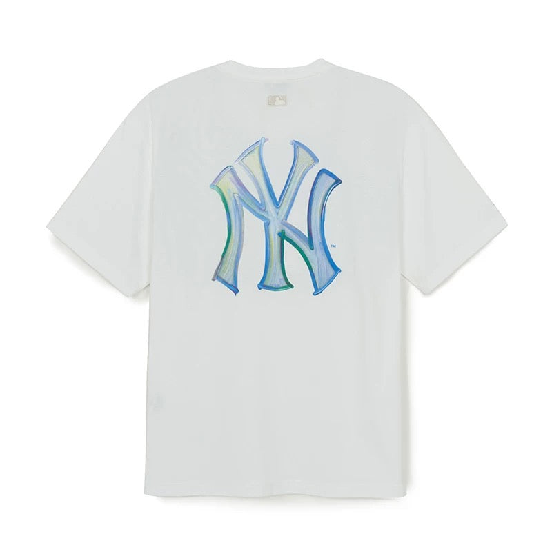 MLB Kaos Logo Seri Huruf, Unisex  M-237 Ada 2 Pilihan Warna