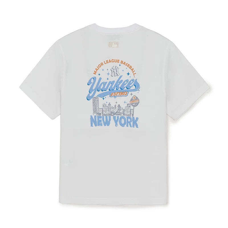 MLB Kaos Logo Seri Huruf, Unisex  M-238 Ada 2 Pilihan Warna