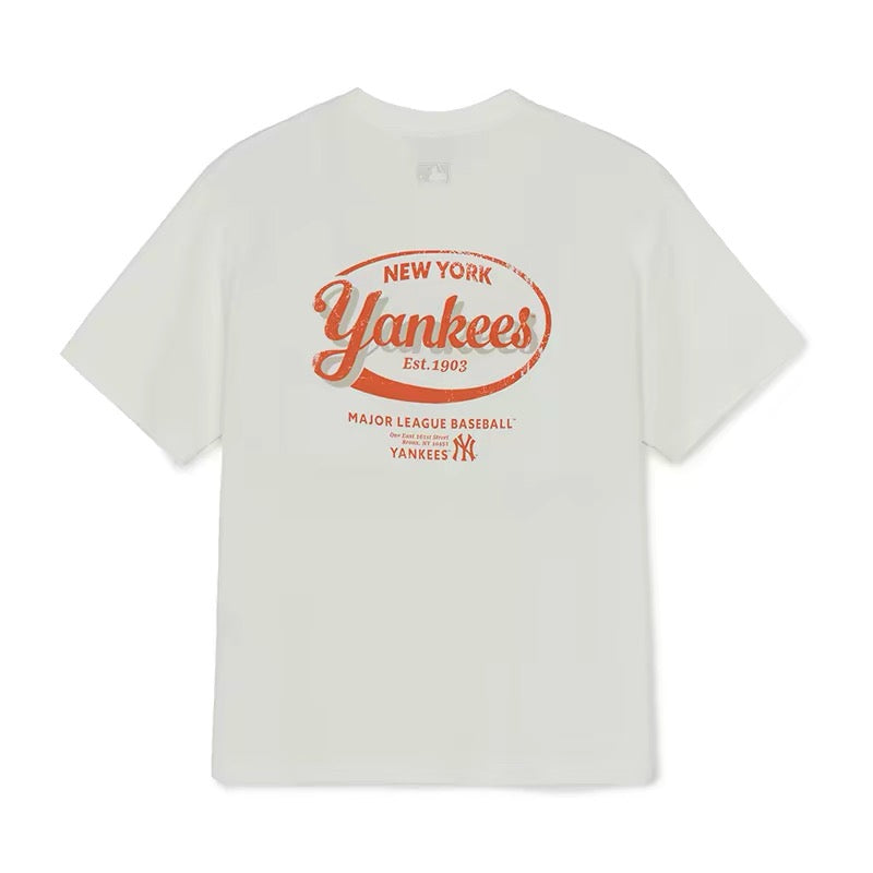 MLB Kaos Logo Seri Huruf, Unisex  M-235 Ada 2 Pilihan Warna