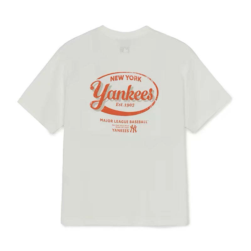 MLB Kaos Logo Seri Huruf, Unisex  M-235 Ada 2 Pilihan Warna