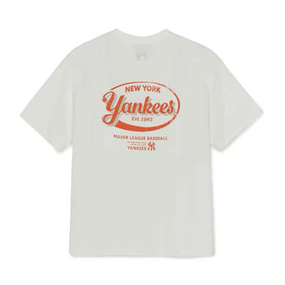 MLB Kaos Logo Seri Huruf, Unisex  M-235 Ada 2 Pilihan Warna