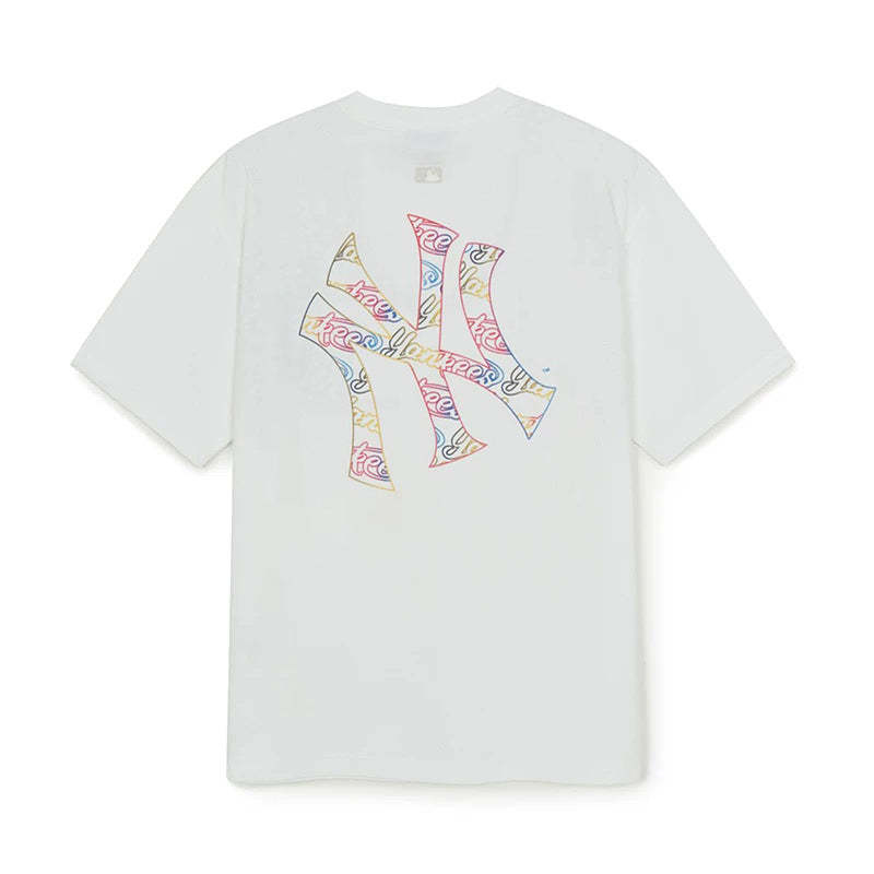 MLB Kaos Logo Seri Huruf, Unisex  M-247 Ada 2 Pilihan Warna