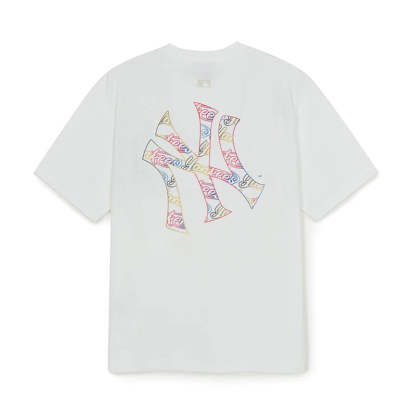 MLB Kaos Logo Seri Huruf, Unisex  M-247 Ada 2 Pilihan Warna