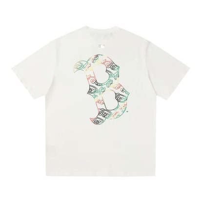MLB Kaos Logo Seri Huruf, Unisex  M-248 Ada 2 Pilihan Warna