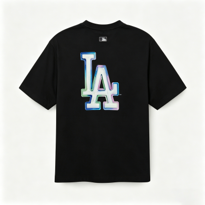 MLB Kaos Logo Seri Huruf, Unisex  M-244 Ada 2 Pilihan Warna