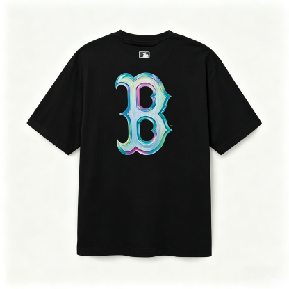 MLB Kaos Logo Seri Huruf, Unisex  M-243 Ada 2 Pilihan Warna