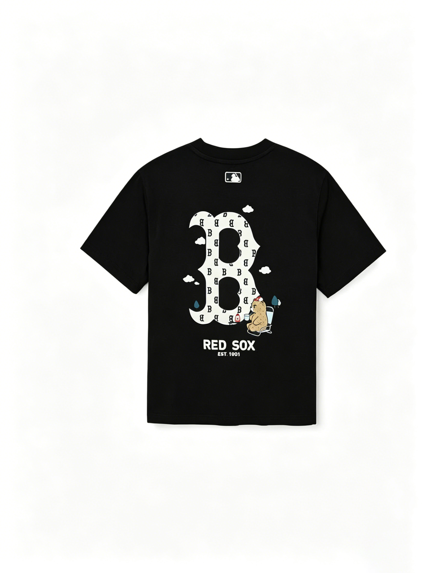 MLB Kaos Logo Seri Huruf, Unisex '"COD '" M-241 Ada 2 Pilihan Warna