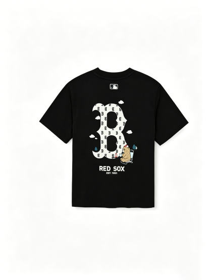 MLB Kaos Logo Seri Huruf, Unisex  M-241 Ada 2 Pilihan Warna