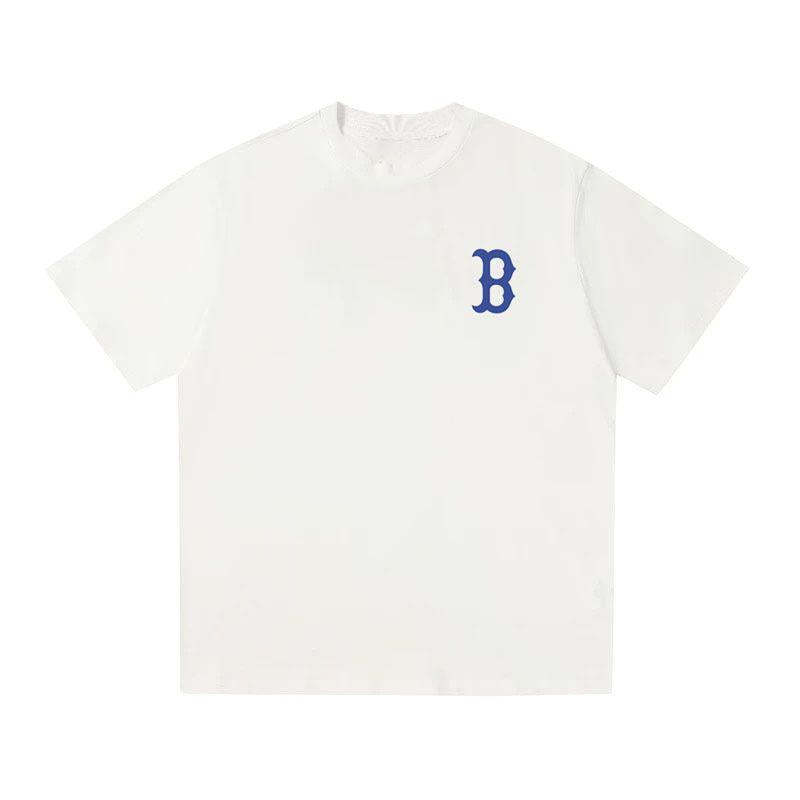 MLB Kaos Logo Seri Huruf, Unisex  M-243 Ada 2 Pilihan Warna