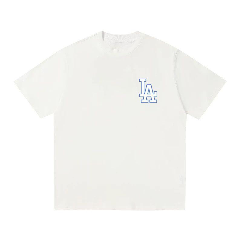 MLB Kaos Logo Seri Huruf, Unisex  M-244 Ada 2 Pilihan Warna