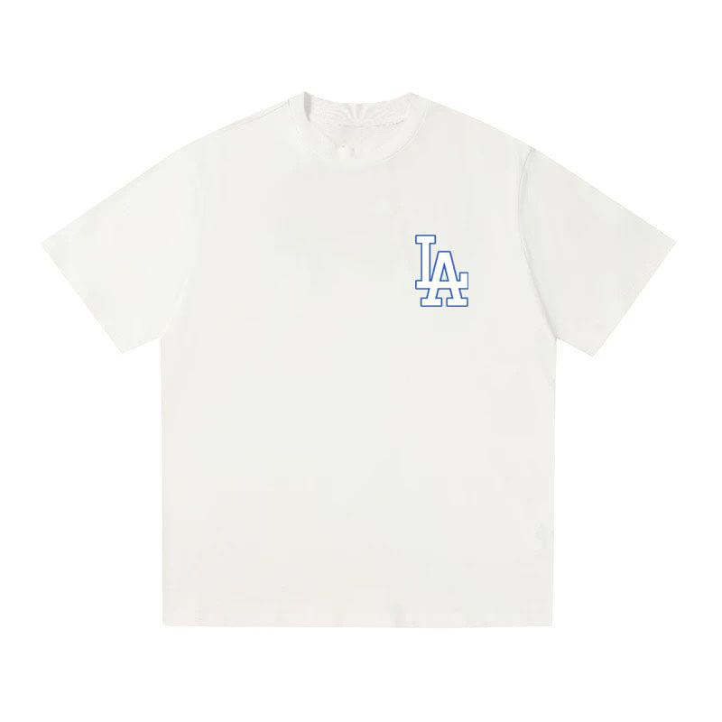 MLB Kaos Logo Seri Huruf, Unisex  M-244 Ada 2 Pilihan Warna