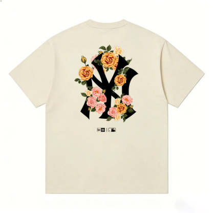 MLB Kaos Logo Seri Huruf, Unisex  M-203 Ada 3 Pilihan Warna