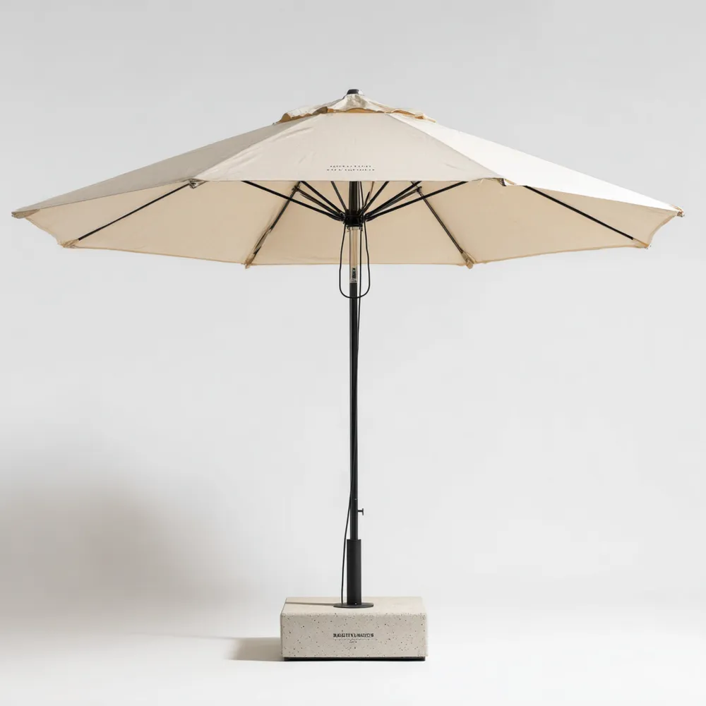 Sombrilla para Jardín 300x300x250 cm - Beige - Diseño Moderno-Delylahaus