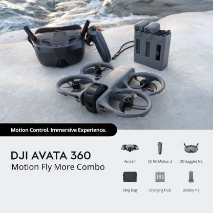 Avata 360 Motion FPV Drone Fly More Combo (Goggles N3)