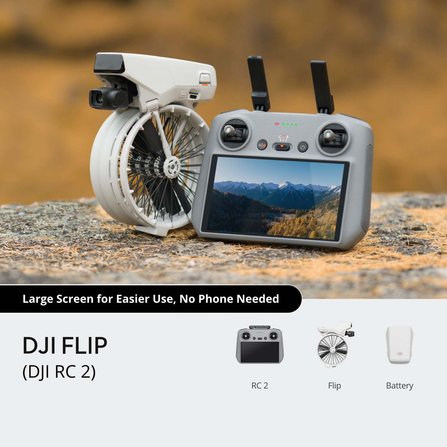 Flip Drone With RC2 Controller