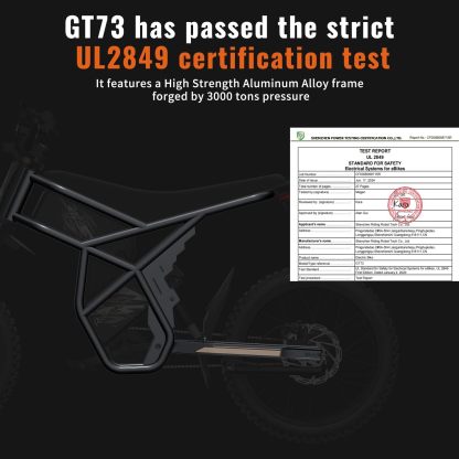 GT73 PRO/GT73 Electric Dirt Bike