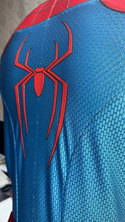 TOM HOLLAND Suit BND version with Face shell & 3D Rubber Web Movie Prop Replica(wearable)