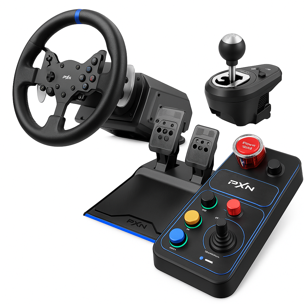 PXN PRO TRUCKER Bundle(V99 + CB1 Button Box)