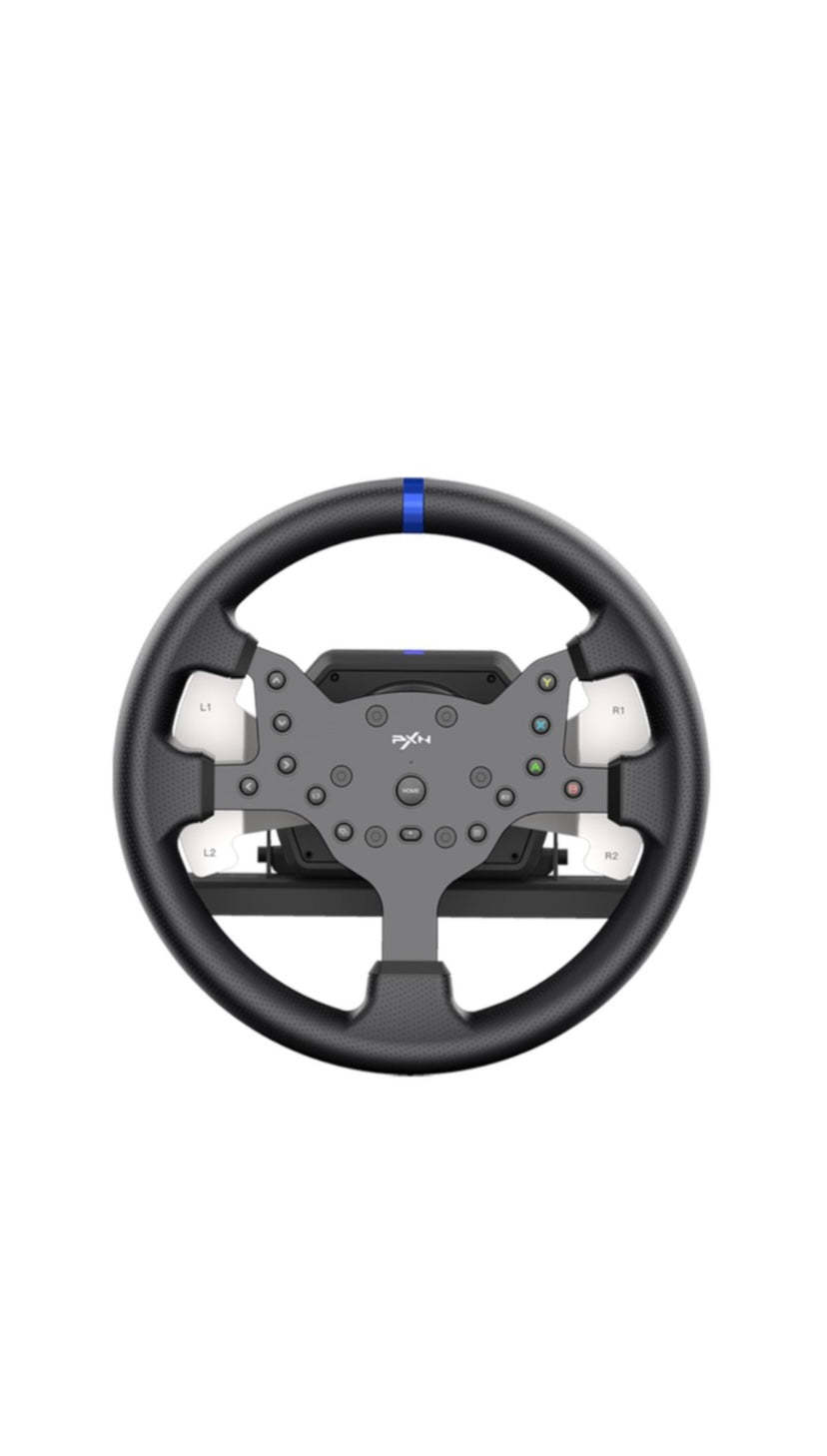 PXN V99 Racing Wheel with Pedals & Shifter – 900° Steering | PC, PS4, Xbox Compatible