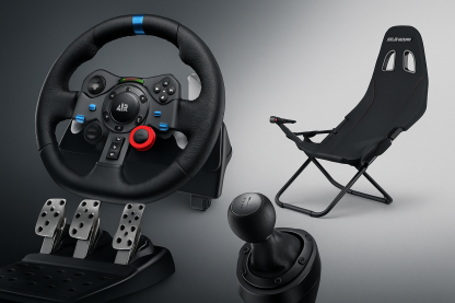 Logitech G29 Sim Racing Bundle – Wheel, Shifter & Playseat Challenge