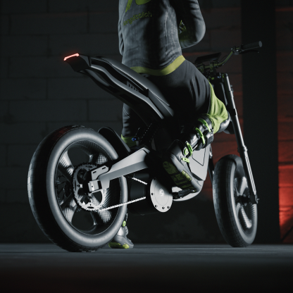 Solar E-Clipse Stealth Edition - Belt Drive