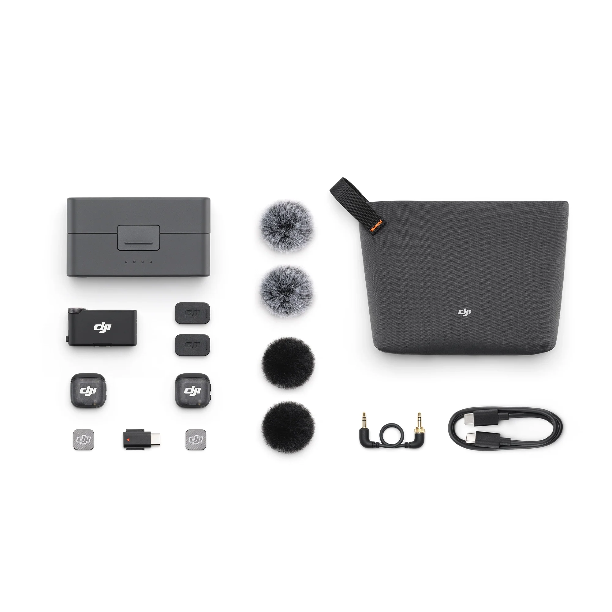 Mic 3 Combo (2 Transmitter + 1 Receiver + Charging Case)