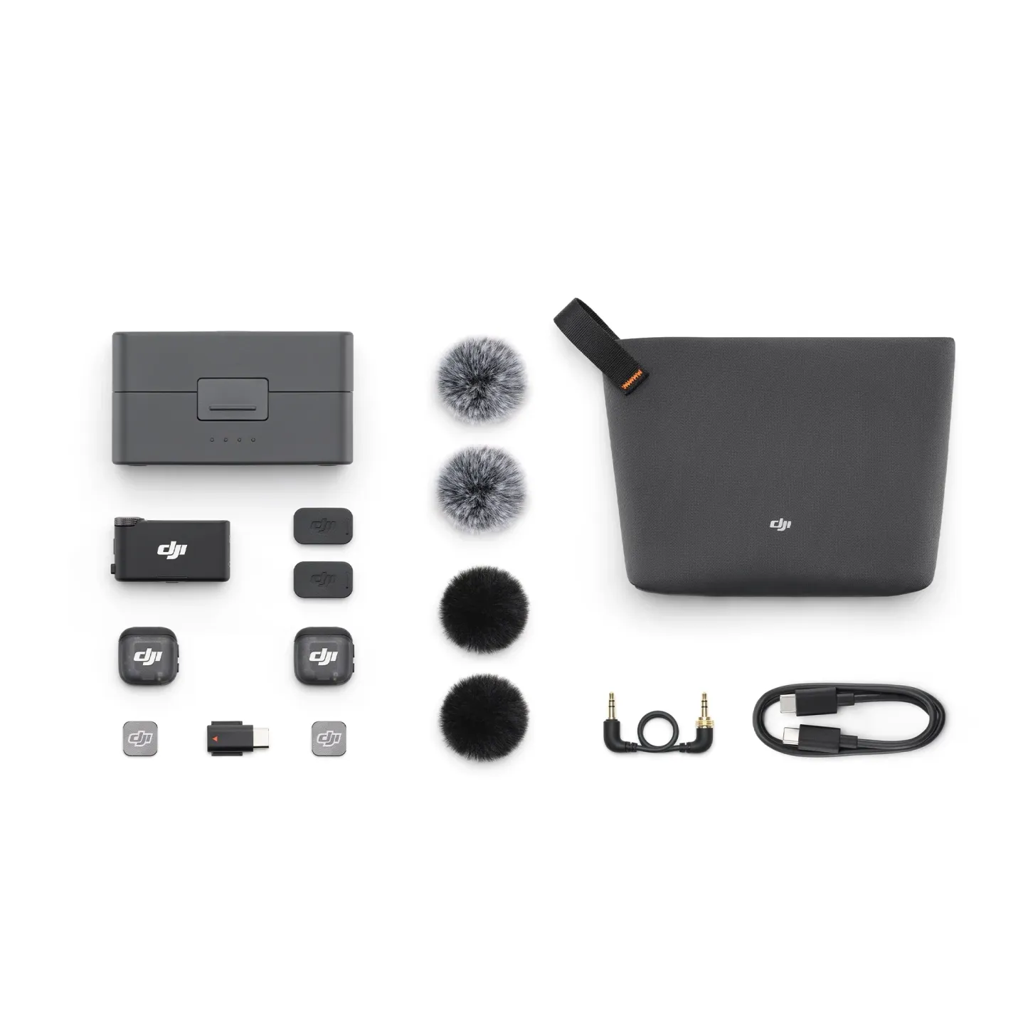Mic 3 Combo (2 Transmitter + 1 Receiver + Charging Case)