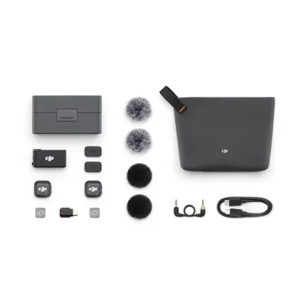 Mic 3 Combo (2 Transmitter + 1 Receiver + Charging Case)