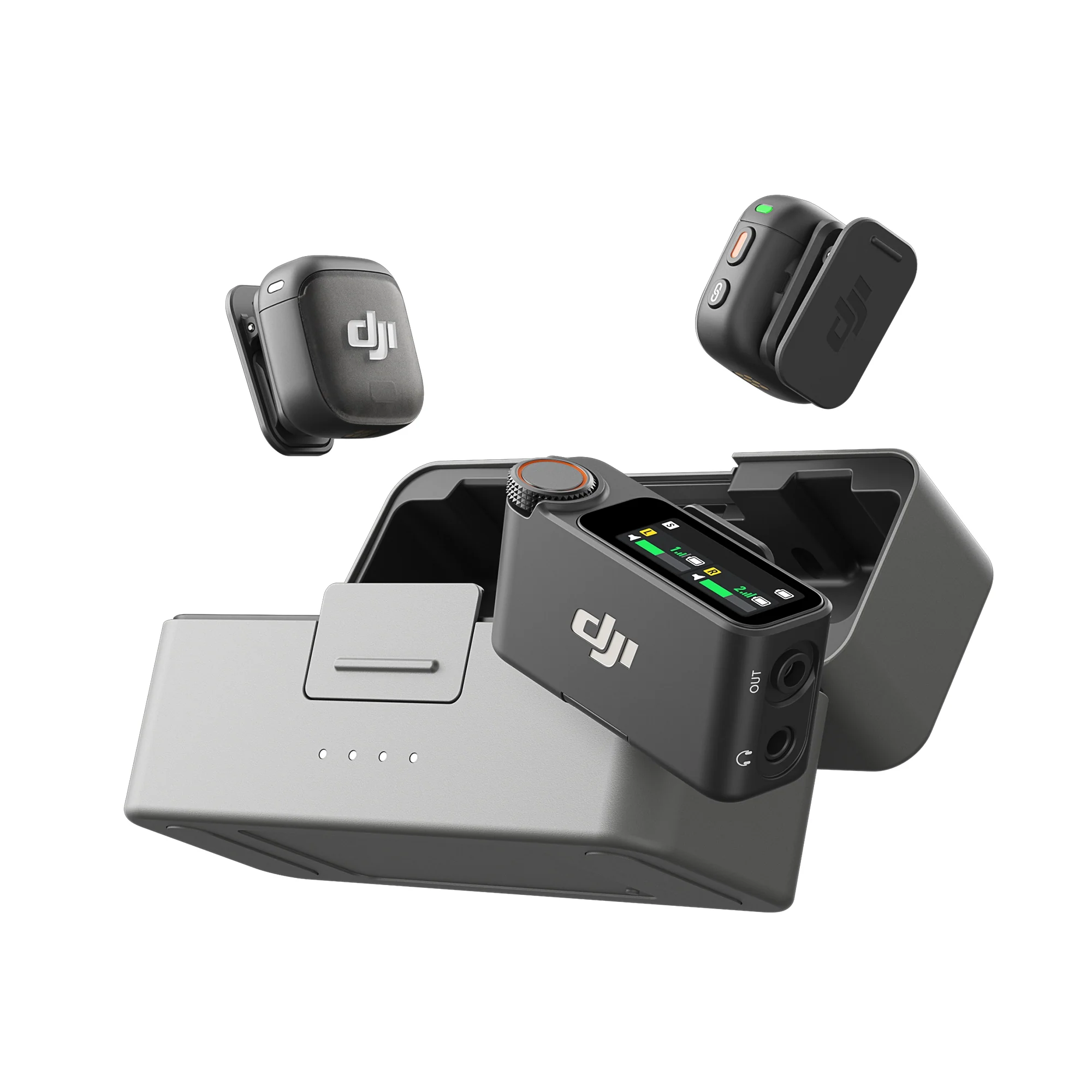 Mic 3 Combo (2 Transmitter + 1 Receiver + Charging Case)