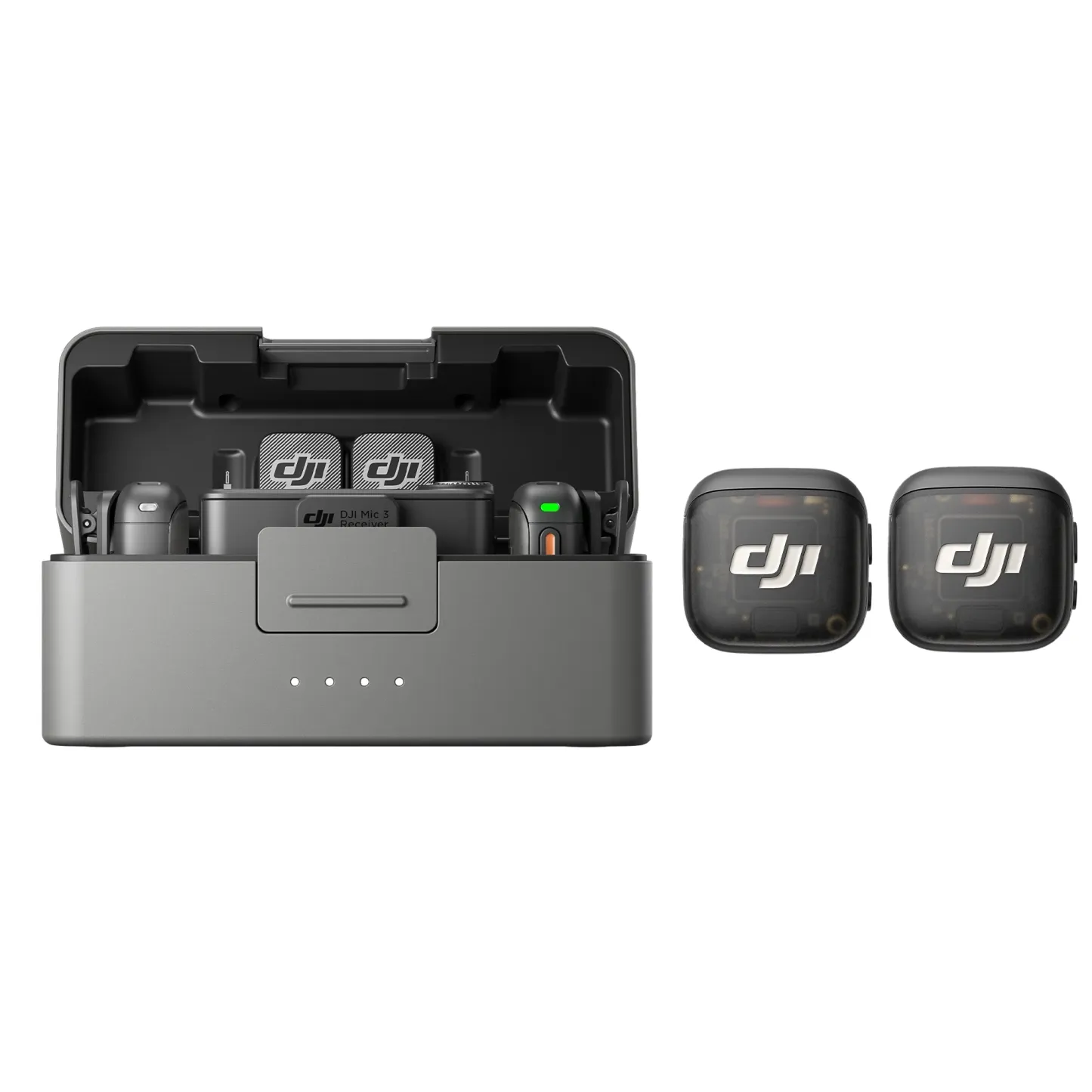 Mic 3 Combo (2 Transmitter + 1 Receiver + Charging Case)