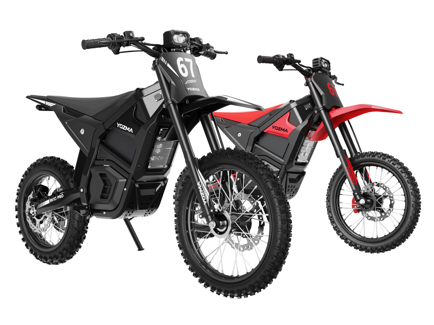 Yozma IN 10 × IN 10 Pro Dual Bundle – Electric Dirt Bike 2-Bike Set