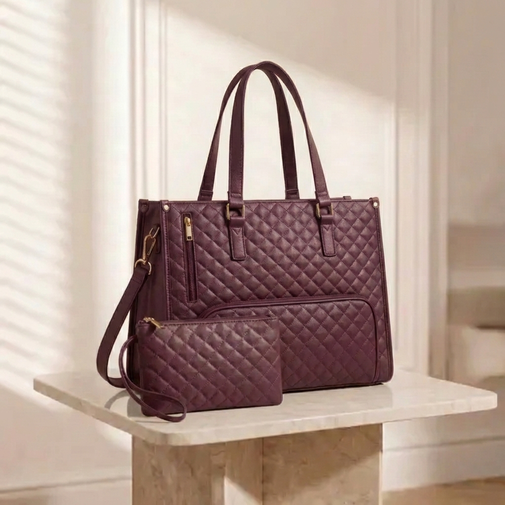 The "Aura" Versatile Tote | Integrated Thermal-Shield & Executive Craftsmanship