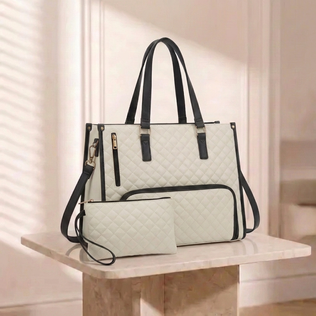 The "Aura" Versatile Tote | Integrated Thermal-Shield & Executive Craftsmanship