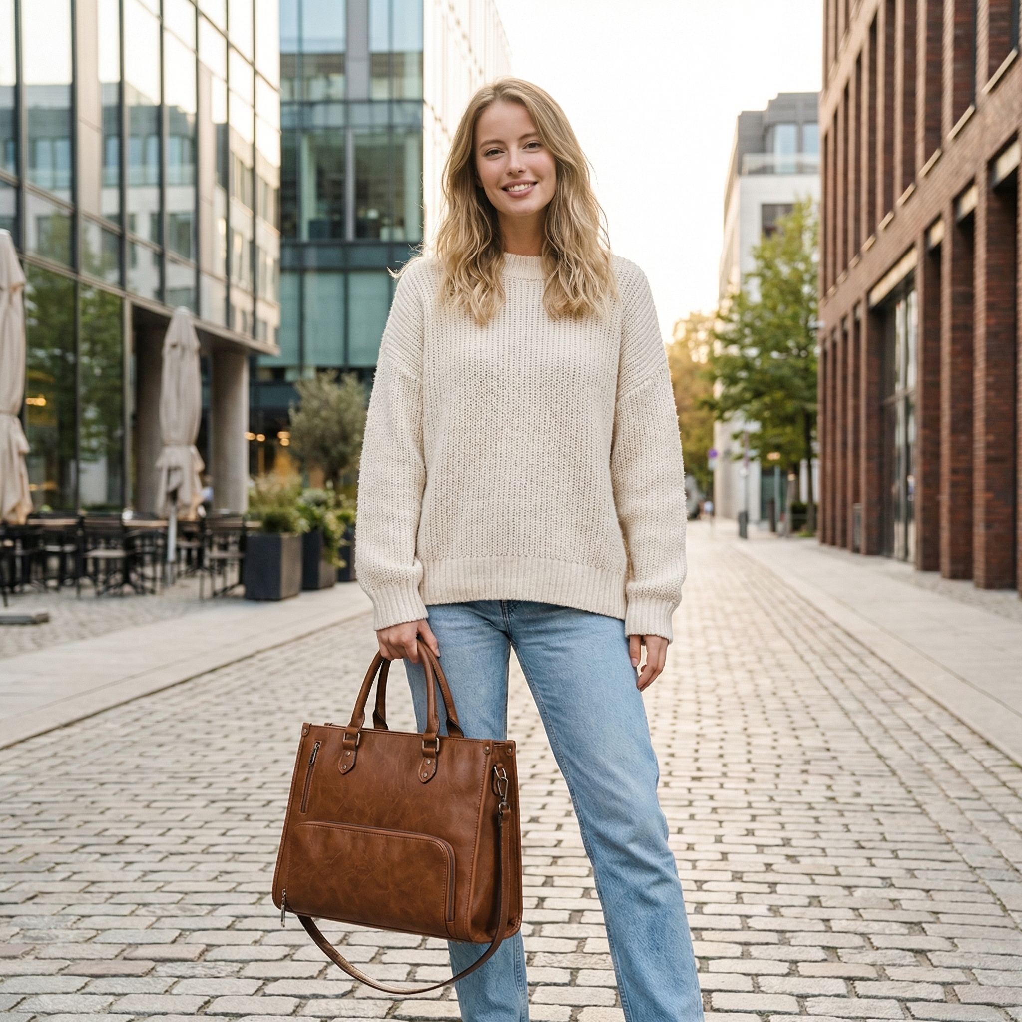 The "Aura" Versatile Tote | Integrated Thermal-Shield & Executive Craftsmanship