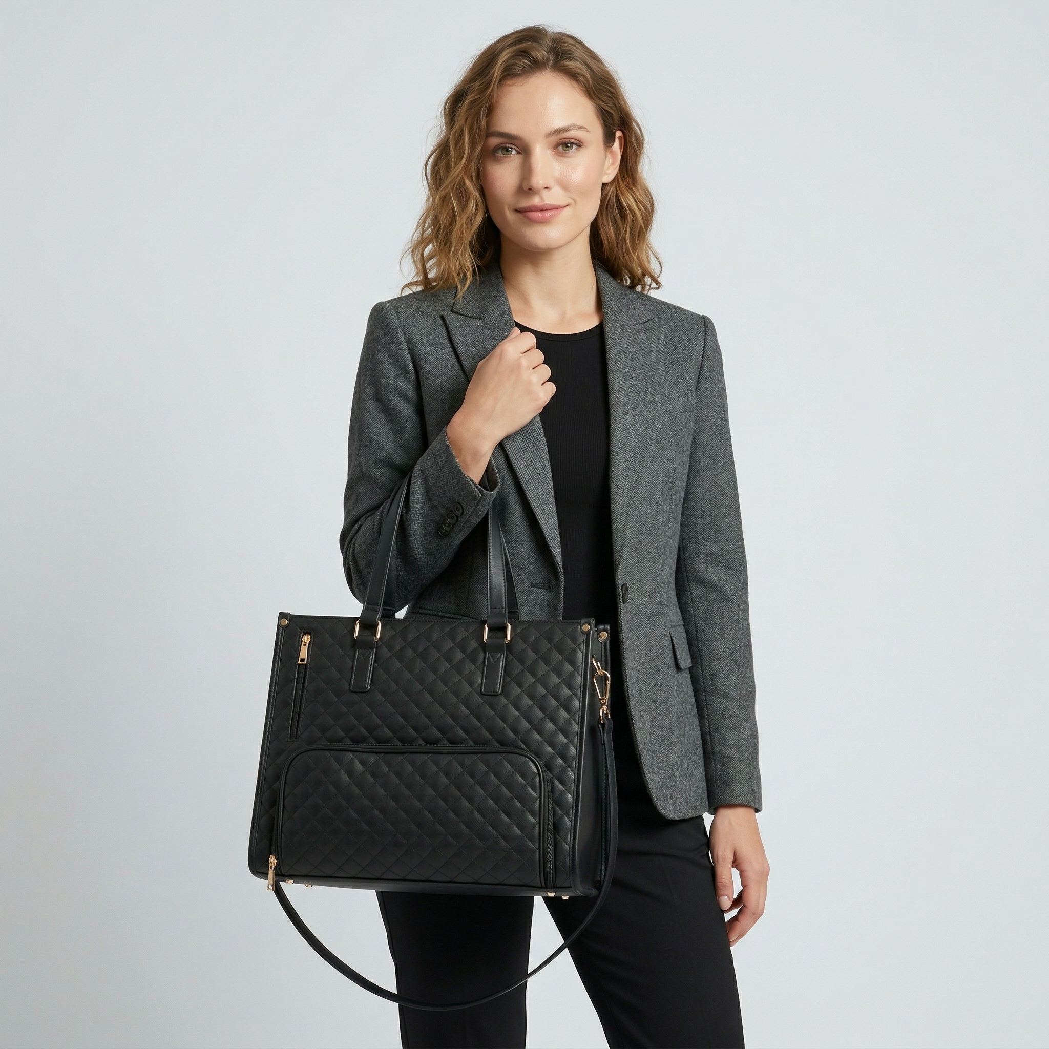 The "Aura" Versatile Tote | Integrated Thermal-Shield & Executive Craftsmanship