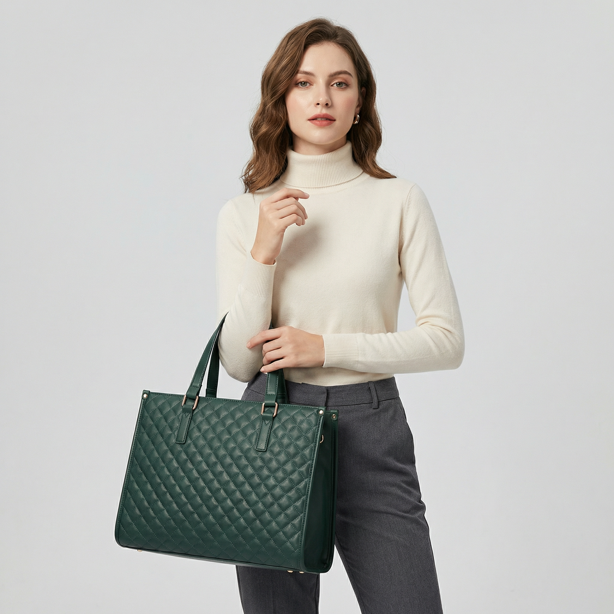 The "Aura" Versatile Tote | Integrated Thermal-Shield & Executive Craftsmanship