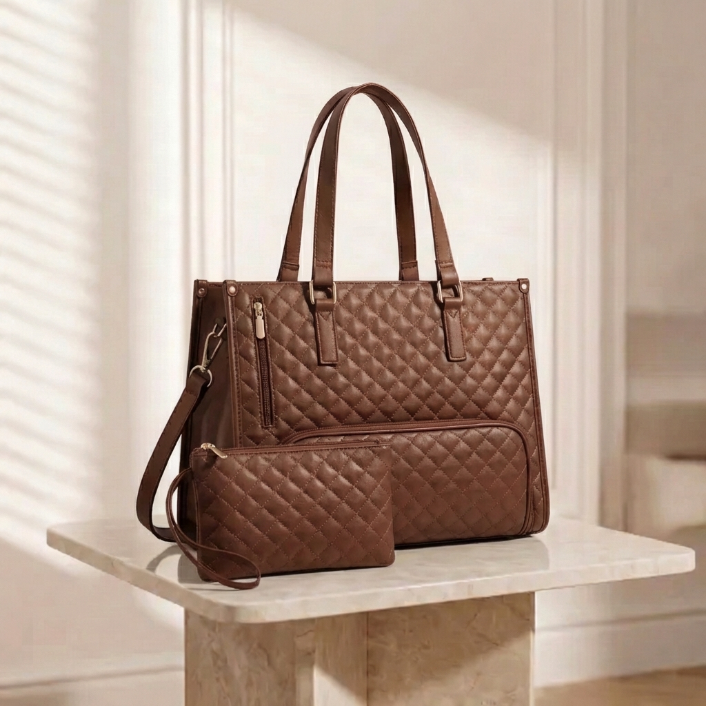 The "Aura" Versatile Tote | Integrated Thermal-Shield & Executive Craftsmanship