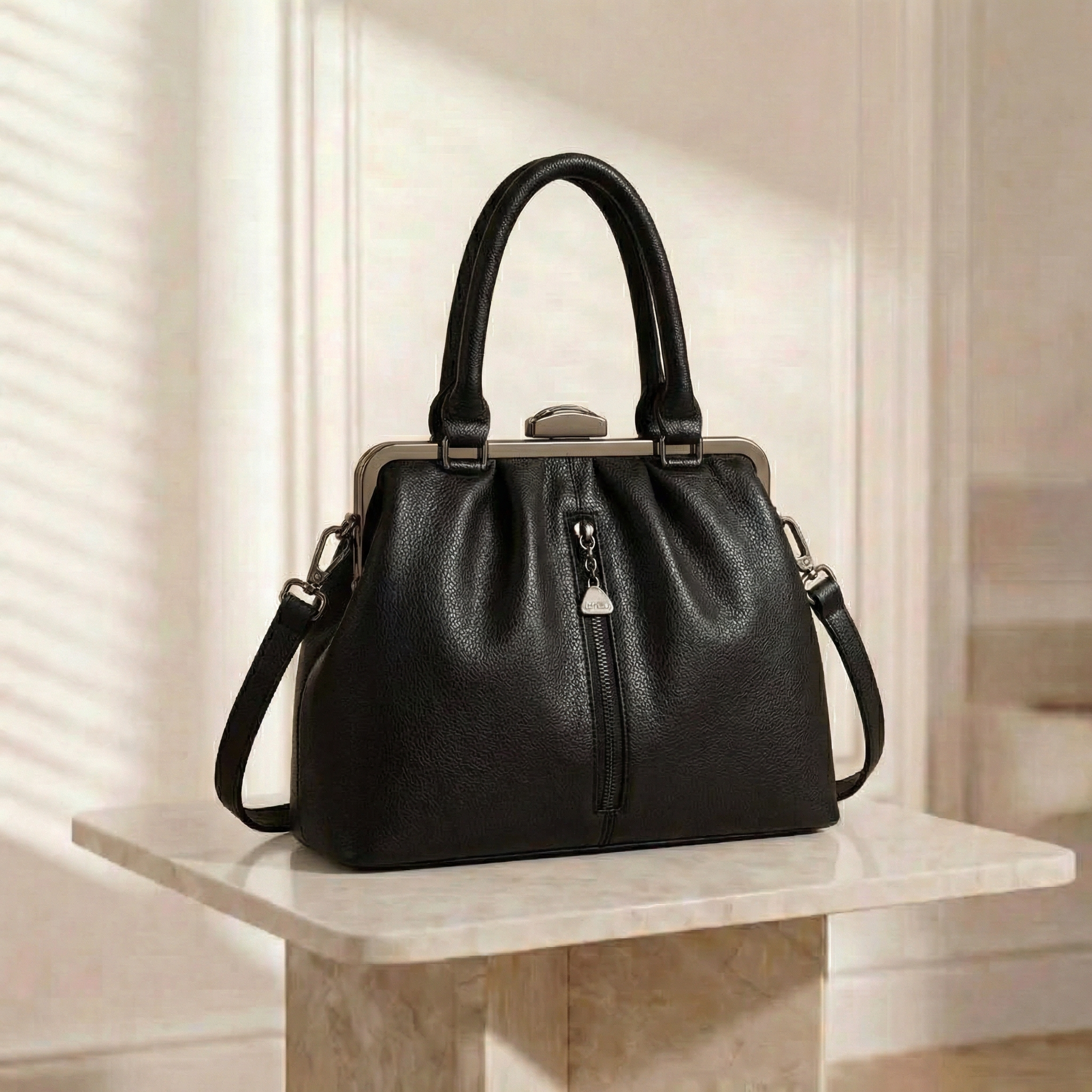 The "Lyra" Vintage Frame Satchel