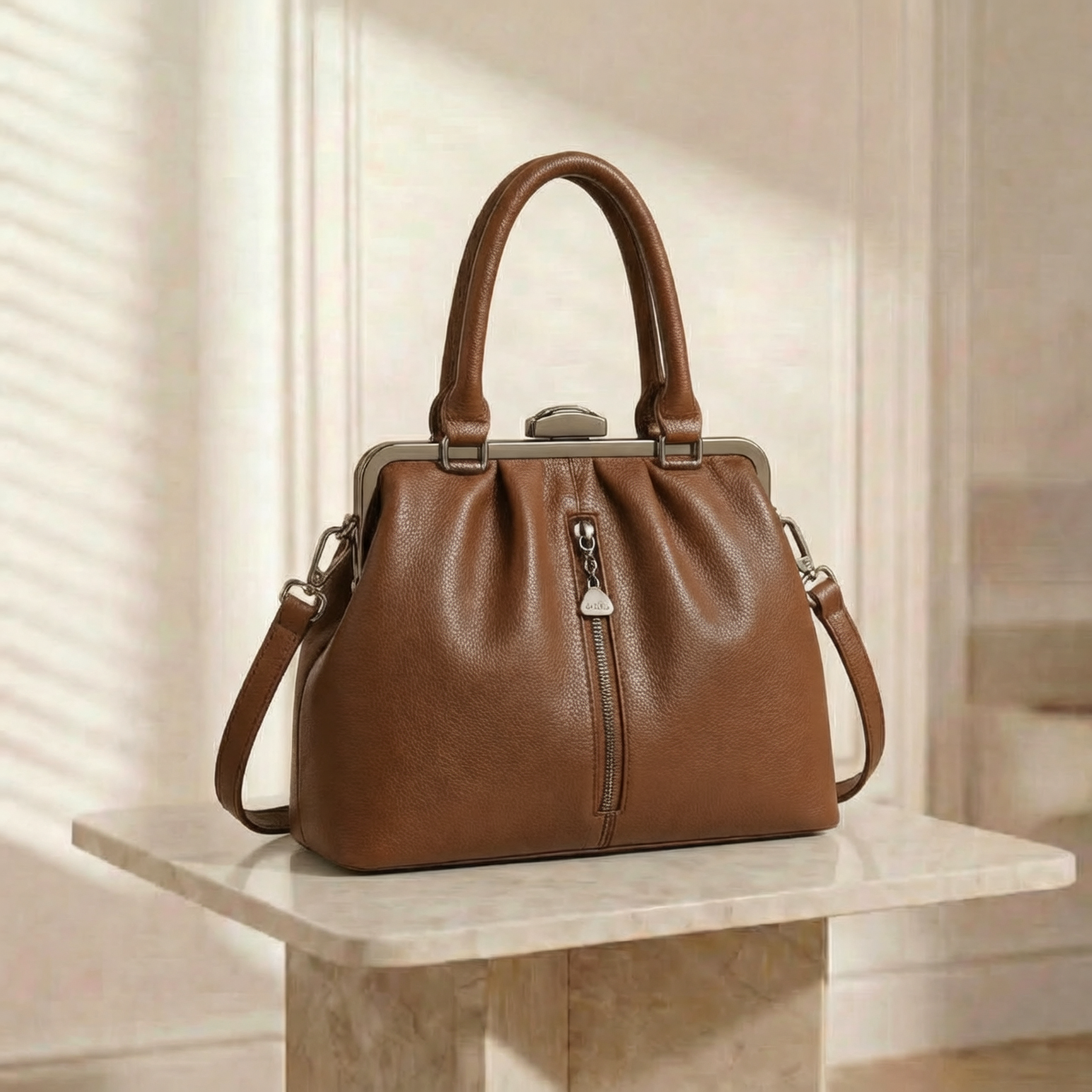 The "Lyra" Vintage Frame Satchel
