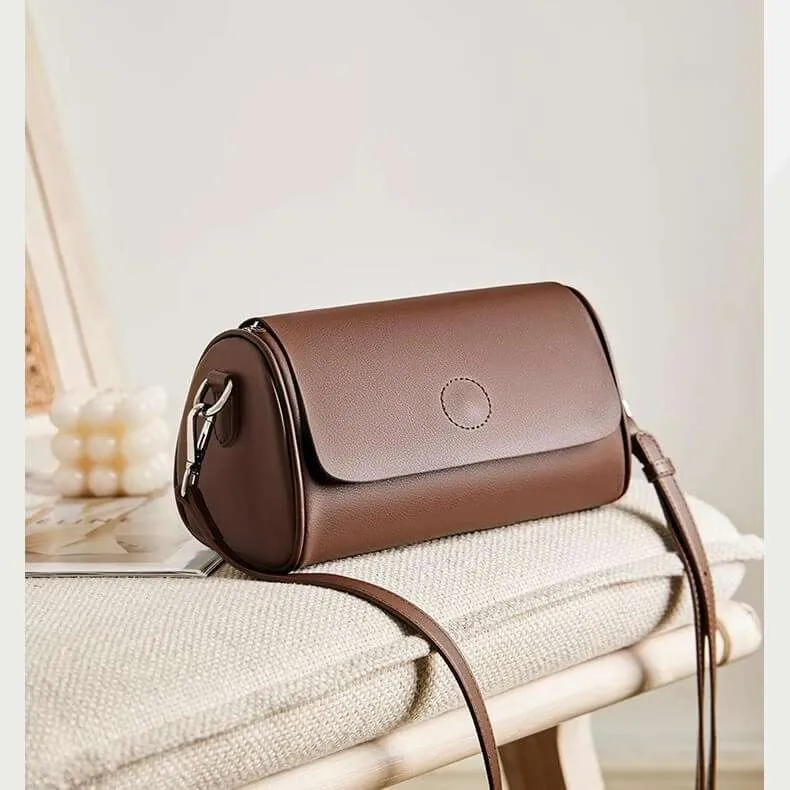 The "Luna" Minimalist Cylinder Bag