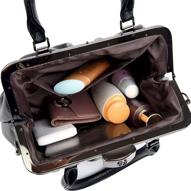 The "Lyra" Vintage Frame Satchel