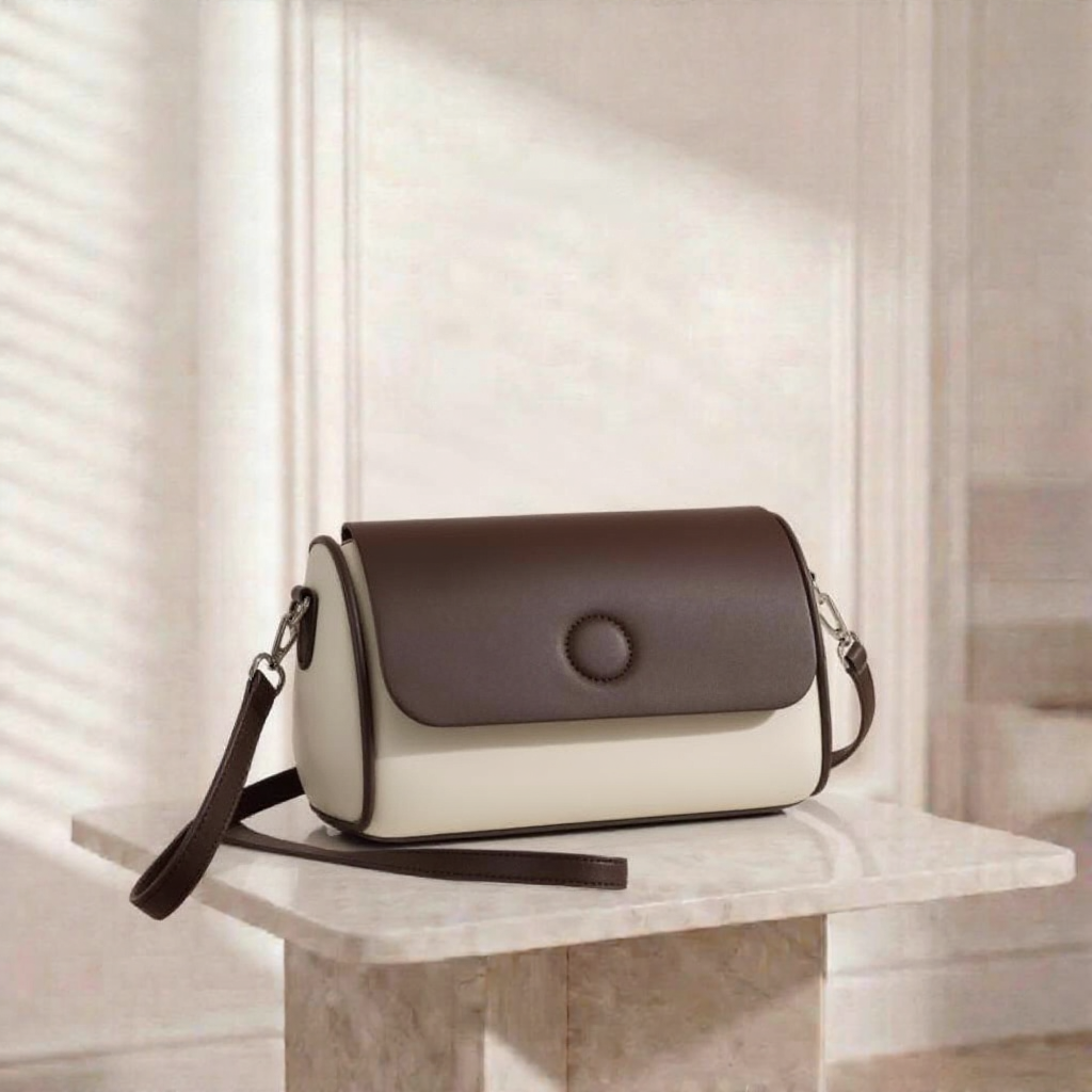 The "Luna" Minimalist Cylinder Bag