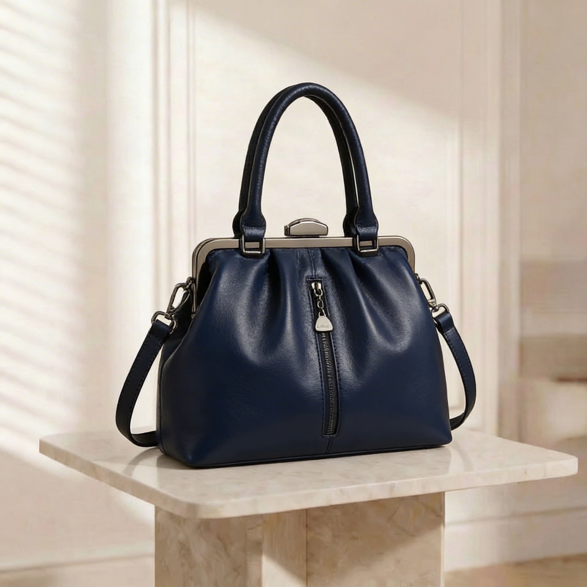 The "Lyra" Vintage Frame Satchel