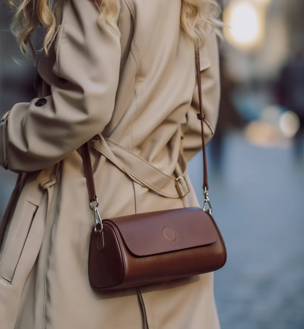 The "Luna" Minimalist Cylinder Bag